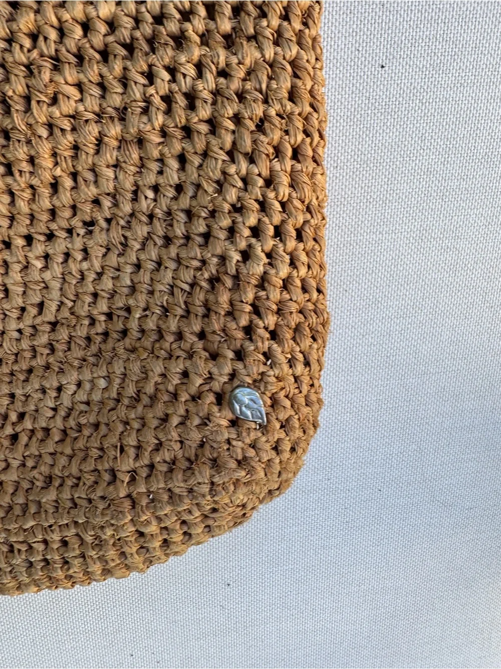 Helen Kaminski Raffia Shoulder Bag in Tan - Picture 3 of 4